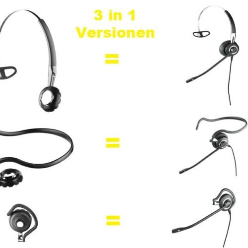 Jabra BIZ 2400 II Headset Mono Wideband 3-in-1 *Unify Openstage only*