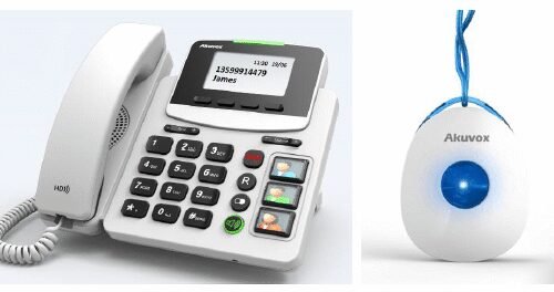 Akuvox IP Phone Desktop BIG Button SIP with SOS R15P inkl. SOS (869 MHz)