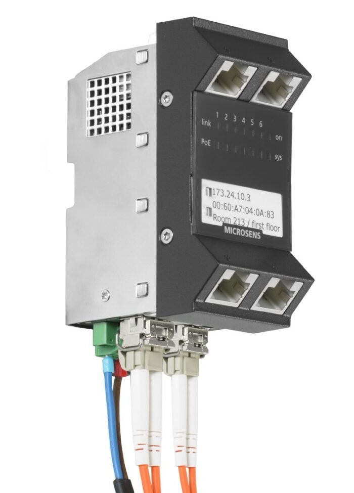 Microsens Installationswitch GBE 6 Port