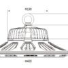 Synergy 21 LED Spot Pendelleuchte UFO 236W für Industrie/Lag - Image 6