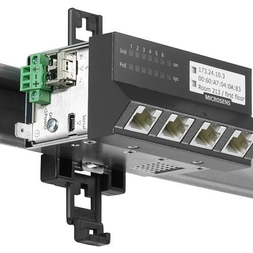Microsens Gigabit Ethernet ruggedized Micro-Switch 45x45
