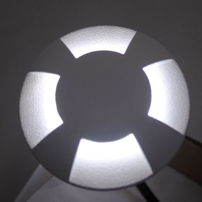 Synergy 21 LED Bodeneinbaustrahler ARGOS rund Segment-4 IP67 ww - braun - Image 3