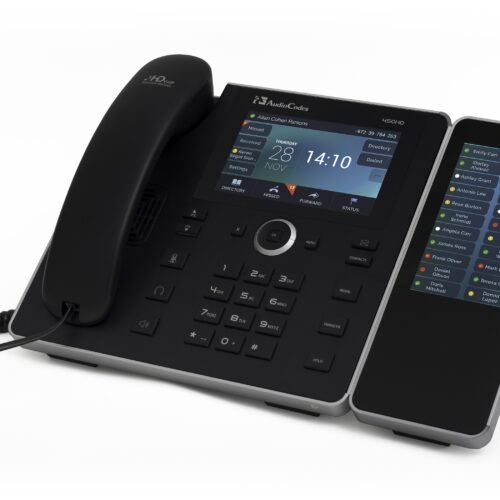 AudioCodes SFB 450HD IP-Phone PoE GbE with an external power supply black