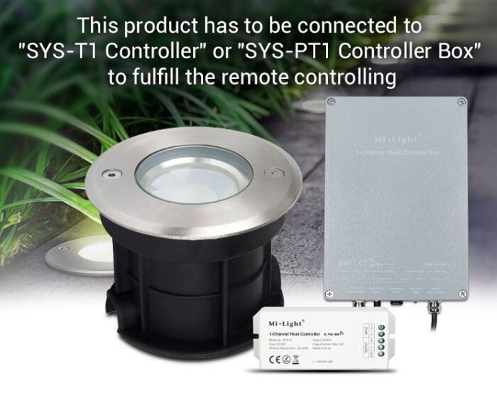 Synergy 21 LED Subordinate Bodeneinbaustrahler 5W RGB+CCT mit Funk und WLAN *Milight/Miboxer* - Image 2