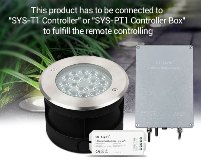 Synergy 21 LED Subordinate Bodeneinbaustrahler 9W RGB+CCT mit Funk und WLAN *Milight/Miboxer* - Image 2