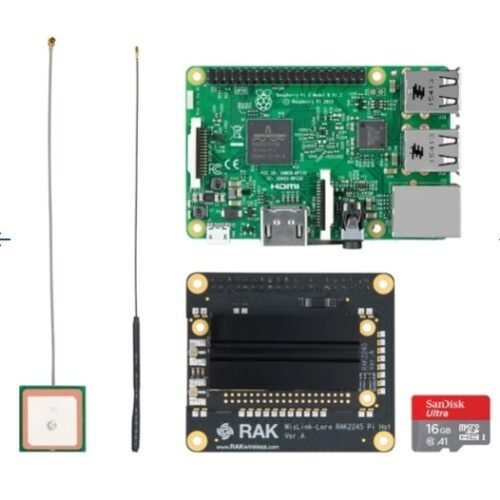 RAK Wireless · LoRa · WisGate · LoRa Gateway Discover Kit RAK2245 Pi HAT & Raspberry Pi 3B+ & 16G TF Card(with software image) t