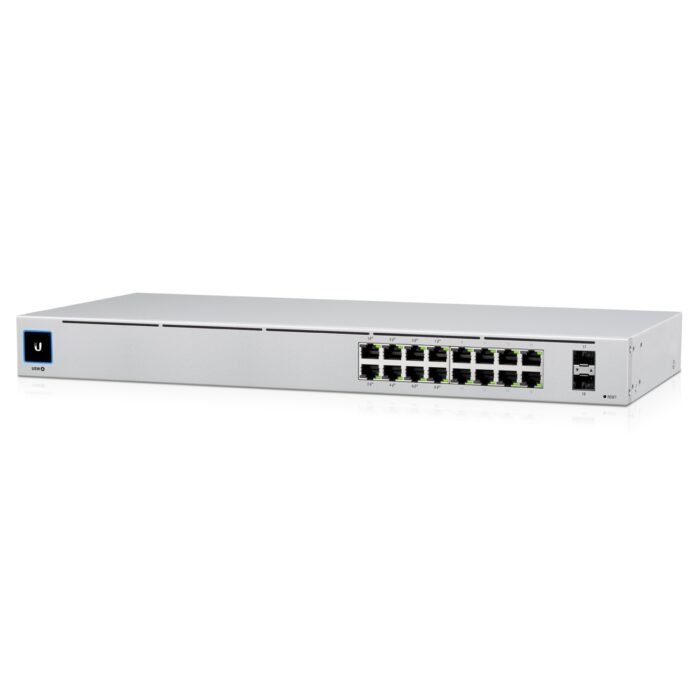 Ubiquiti Switch smart managed Layer2 18 Port &bull 16x GbE &bull PoE Budget 42W &bull 8x PoE at &bull 2x SFP &bull 19" &bull Lüf