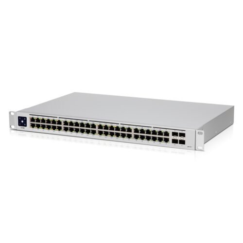 Ubiquiti Switch smart managed Layer2 52 Port &bull 48x GbE &bull PoE Budget 195W &bull 32x PoE at &bull 4x SFP &bull 19" &bull L