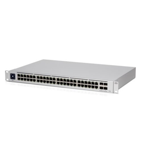 Ubiquiti Switch full managed Layer3 52 Port &bull 48x GbE &bull 4x SFP+ &bull 19" &bull Lüfterlos &bull UniFi &bull USW-Pro-48