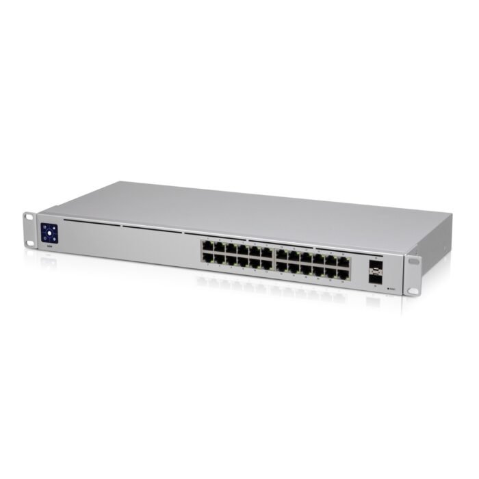 Ubiquiti Switch smart managed Layer2 26 Port &bull 24x GbE &bull 2x SFP &bull 19" &bull Lüfterlos &bull UniFi &bull USW-24