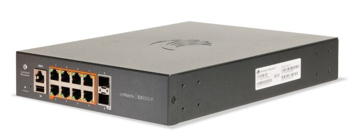Cambium Switch full managed Layer2 10 Port &bull 8x 1 GbE &bull PoE Budget 75 Watt &bull 8x PoE at &bull 2x SFP &bull 10? &bull