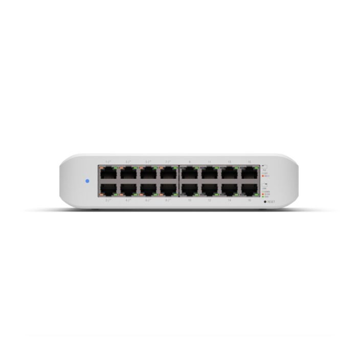 Ubiquiti Switch smart managed Layer2 16 Port &bull 16x GbE &bull PoE Budget 45W &bull 8x PoE at &bull Desktop &bull Lüfterlos &b - Image 2