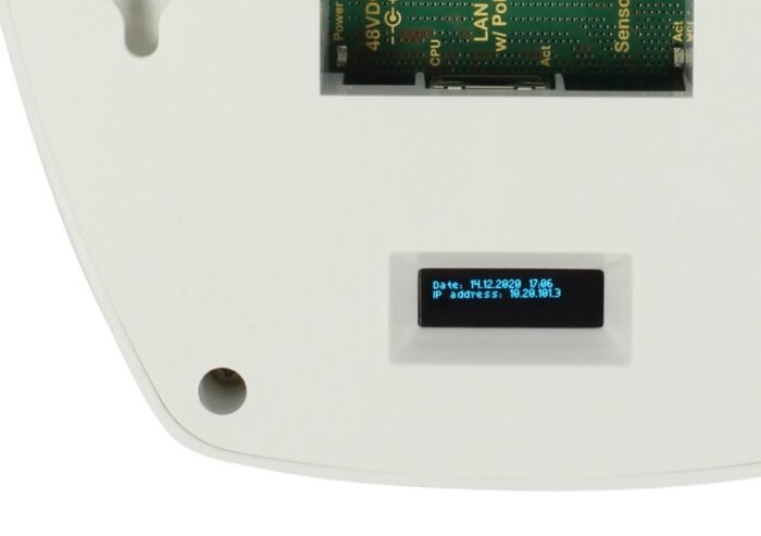 ALLNET CO2 Raumluftampel mit RGBW-LED´s / 1x MSR Sensorport / LAN (PoE) & WIFI (Netzteil) - Image 5