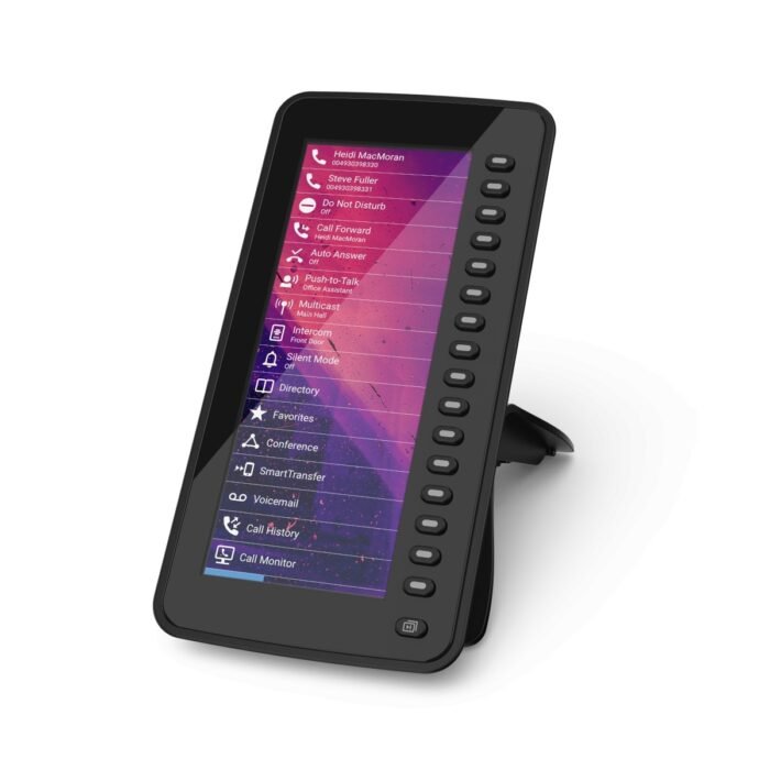 SNOM D7C Tastaturerweiterungsmodul Black Farbdisplay