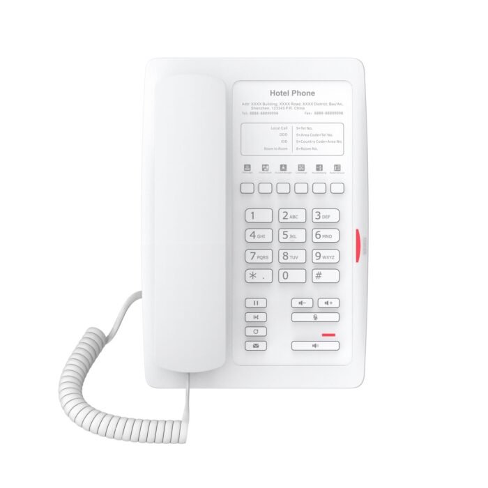 Fanvil H3-White, H3 White Hospitality Phone / SIP - Image 3