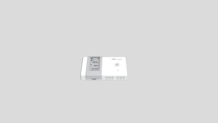 Milesight IoT Indoor Ambience Monitoring Sensor, AM104-868M LoRaWAN / Temp. / Humidity / Light / PIR / E-Ink Display - Image 2