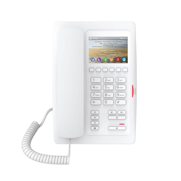 H5W-White---WiFi Hotel Phone / SIP / POE / Wi-Fi