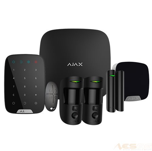 AJAX HUB 2 PLUS - Funk Alarmanlage SET 11, Schwarz