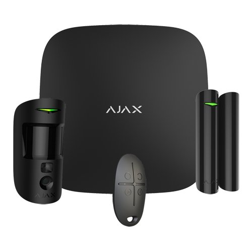 AJAX HUB 2 PLUS - Funk Alarmanlage SET 12, Schwarz