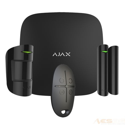 AJAX HUB 2 PLUS - Funk Alarmanlage SET 7, Schwarz