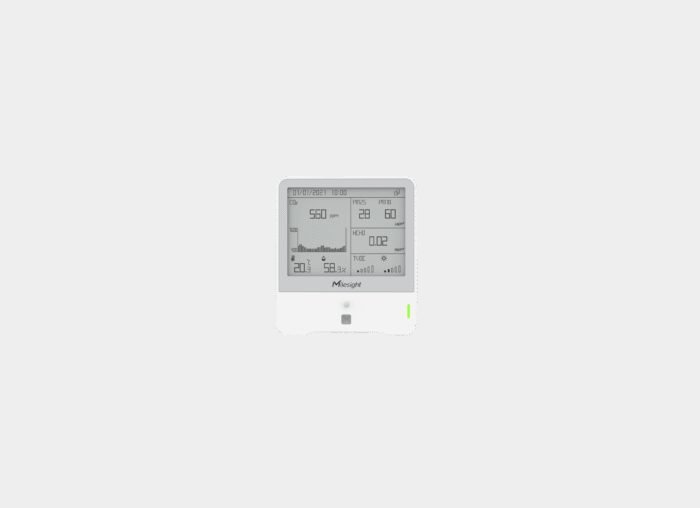 Milesight IoT Indoor Ambience Monitoring Sensor, AM319-868M-HCHO LoRaWAN / Temp. / Humidity / CO2 / PIR / Light / TVOC / hPA / P - Image 4