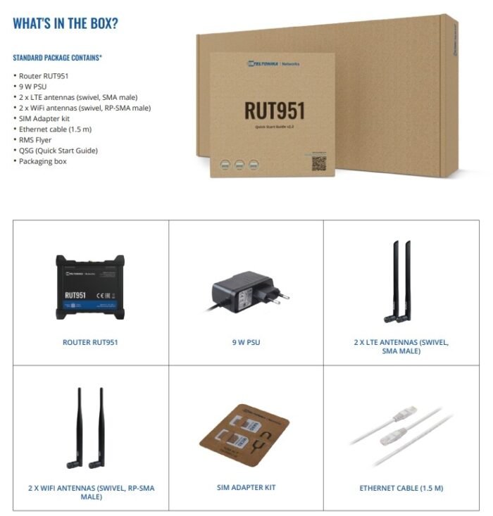 Teltonika · Router · RUT951 · LTE Modem Router/WLAN · DUAL SIM - Image 6