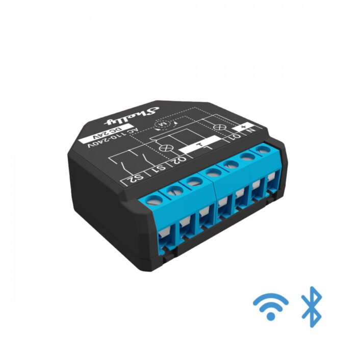 Shelly · Unterputz · "Plus 2PM" · Relais · max. 16A · 2 Kanäle · Messfunktion · WLAN · BT / Rollladenaktor - Image 3