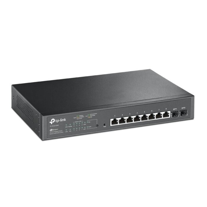TP-Link Switch full managed Layer2 10 Port &bull 8x 1 GbE &bull PoE Budget 150 Watt &bull 8x PoE at &bull 2x SFP &bull 10? &bull - Image 2