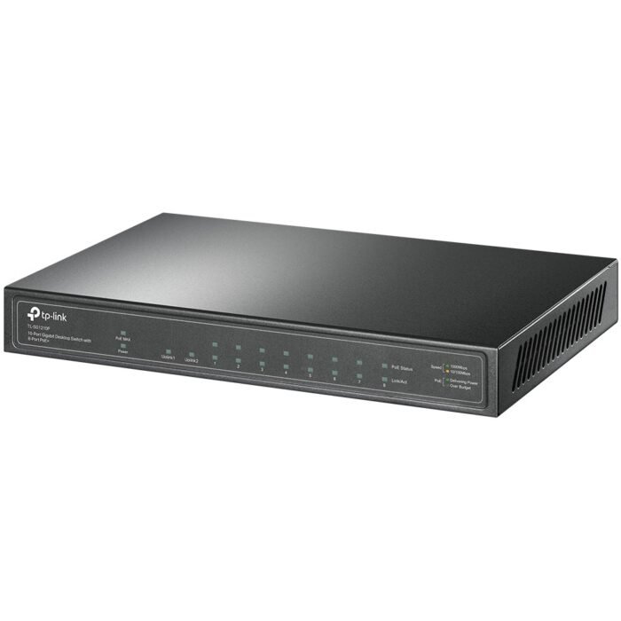 TP-Link - TL-SG1210P - 10-Port Gigabit Switch with 8-Port PoE+ - Image 2