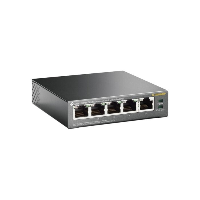 TP-Link - TL-SG1005P - 5-Port Gigabit Desktop Switch with 4-Port PoE - Image 2