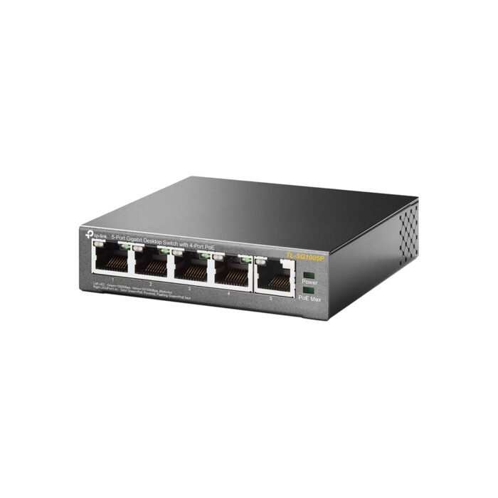 TP-Link - TL-SG1005P - 5-Port Gigabit Desktop Switch with 4-Port PoE - Image 3