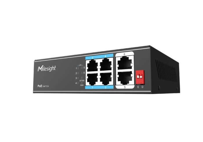 Milesight IoT Milesight 4-Port PoE Switch, MS-S0204-EL - Image 6