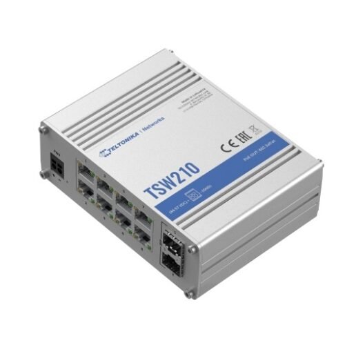 Teltonika · Switch · TSW210 · 8 Port Gigabit Industrial unmanaged Switch