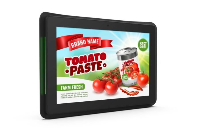 ALLNET Design LED Tablet 10 Zoll RK3568 Android 11 und NFC, Meetingraum Tablet schwarz - Image 3