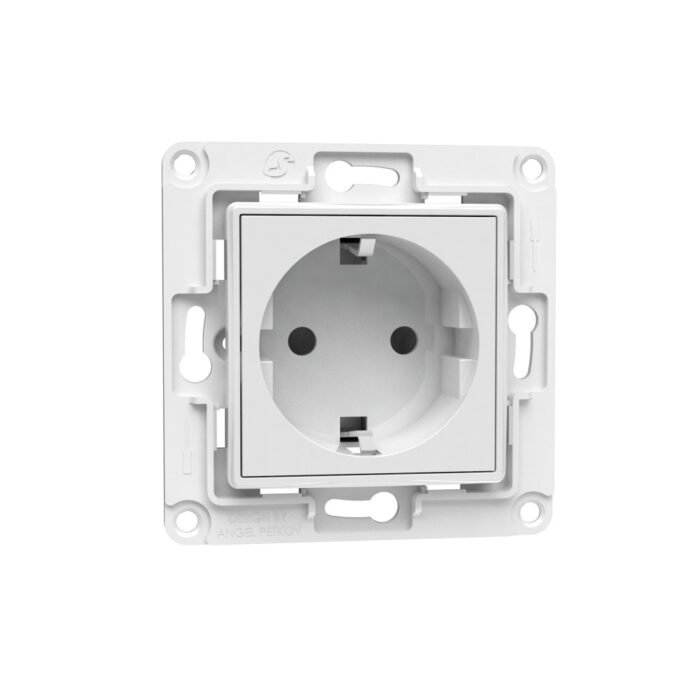 Shelly · Unterputz Zubehör · "Wall Socket EU" · Wandsteckdose · Weiß - Image 2