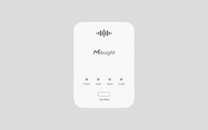 Milesight IoT Residential Gas Detector, GS101-868M LoRaWAN / Methane (CH4)