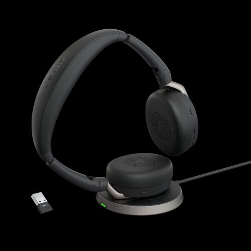 Jabra Evolve2 65 Flex Link380a MS Stereo with Charging Stand