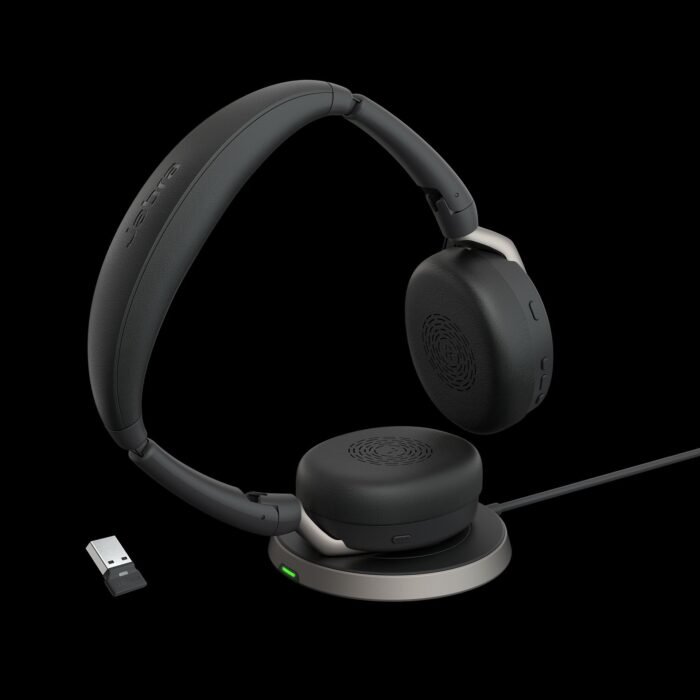 Jabra Evolve2 65 Flex Link380a MS Stereo with Charging Stand