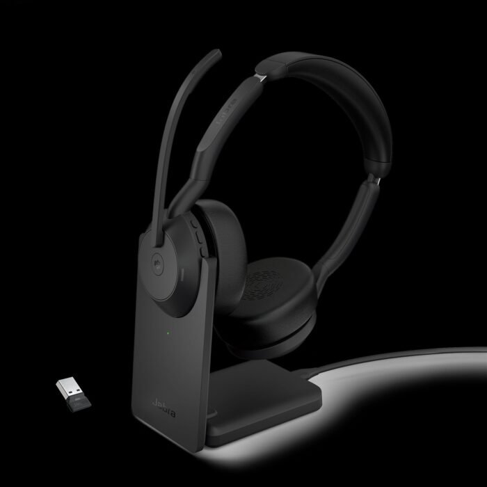 Jabra Evolve2 55 Link380a MS Stereo Stand