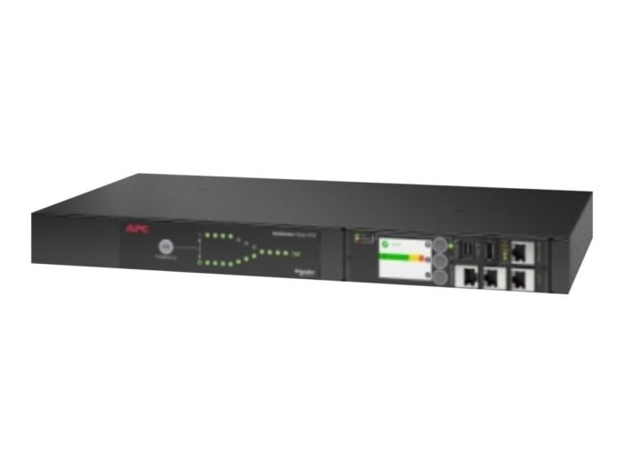 APC RACK ATS, 230V, 16A, C20 IN, (8) C13 (1) C19 OUT