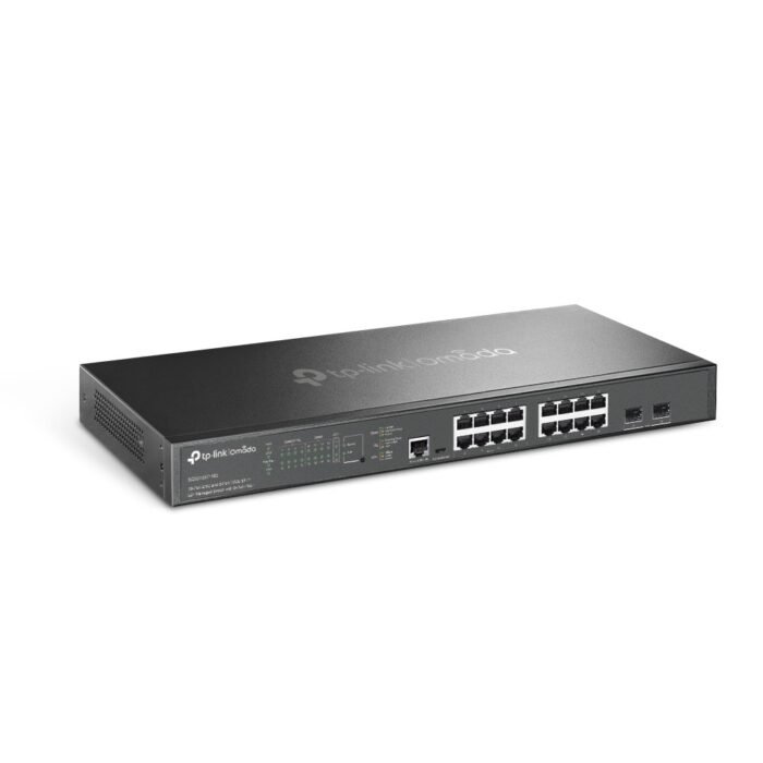 TP-Link Switch smart managed Layer2 18 Port &bull 8x 2.5 GbE POE &bull 8x 2.5 GbE &bull PoE Budget 150W &bull 2x SFP &bull 19" & - Image 2