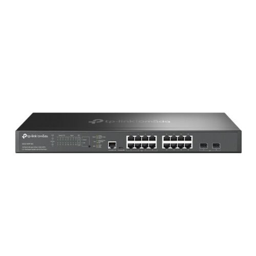TP-Link Switch smart managed Layer2 18 Port &bull 8x 2.5 GbE POE &bull 8x 2.5 GbE &bull PoE Budget 150W &bull 2x SFP &bull 19" &