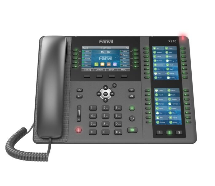 High-end enterprise phone / SIP / POE / Gigabit / USB-Port / Bluetooth