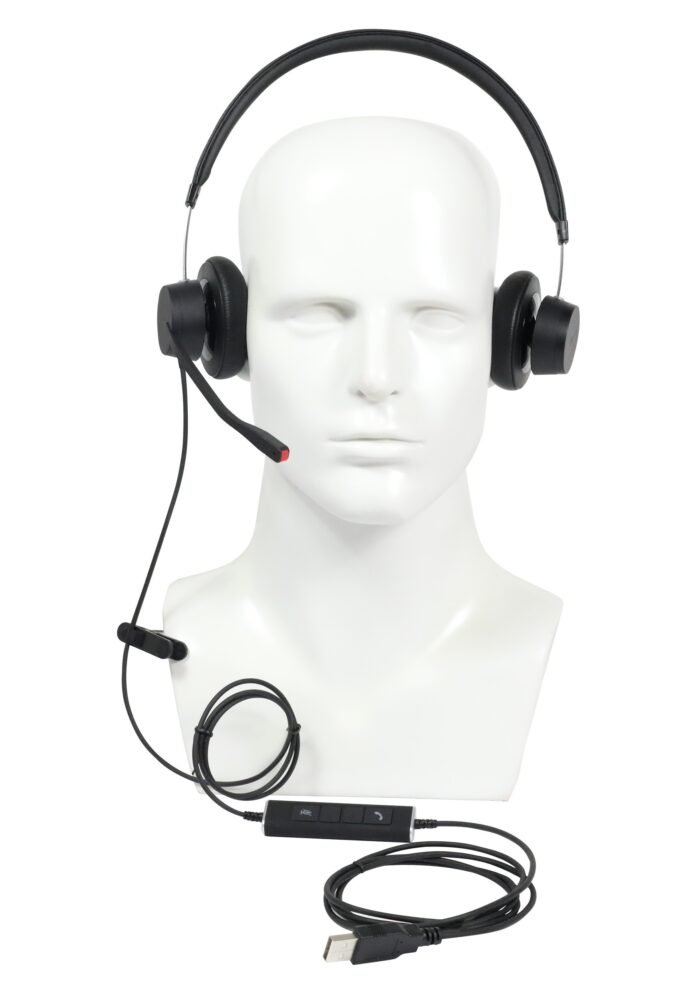 Plusonic wired Headset VT X140 binaural - Image 2