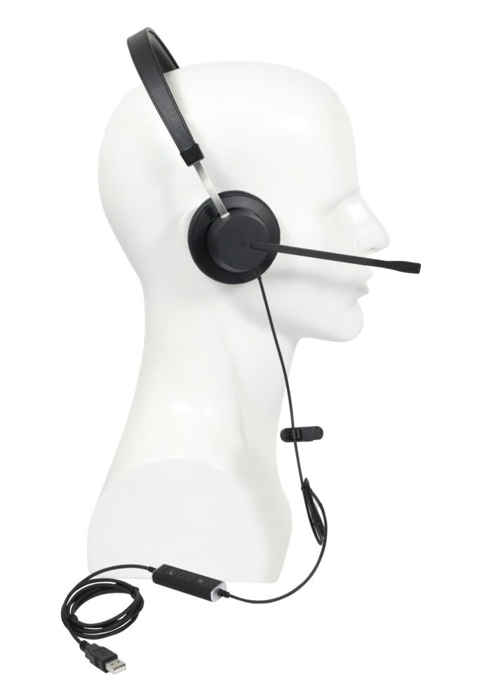Plusonic wired Headset VT X140 binaural - Image 3