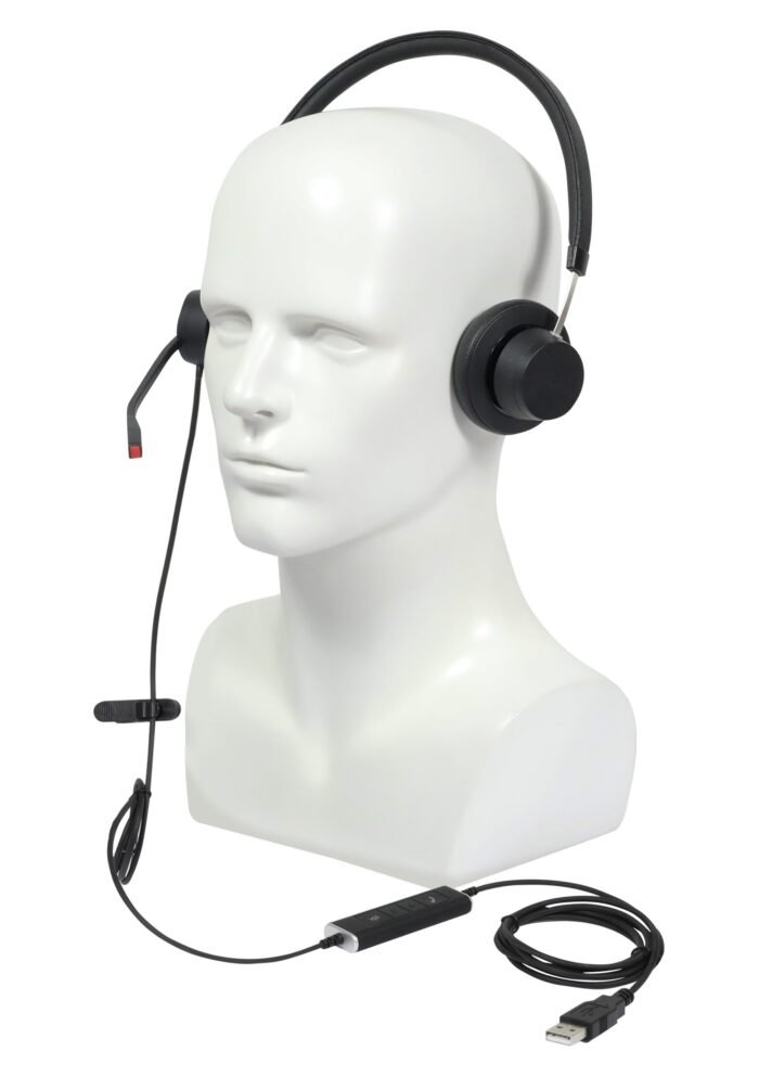 Plusonic wired Headset VT X140 binaural