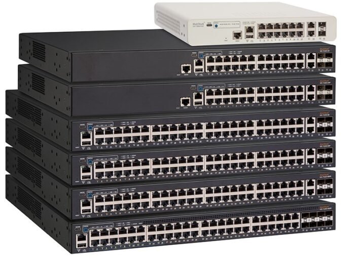 CommScope Ruckus Switch Full Managed Layer3 56 Port Â&bull 16x 2.5 GbE Â&bull 32x 1 GbE Â&bull PoE Budget 740 W Â&bull 48x PoE a - Image 2