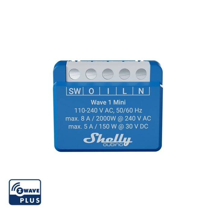 Shelly · Unterputz · "Wave 1 Mini" · Relais · max. A · 1 Kanal · Z-Wave - Image 9