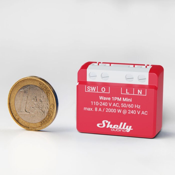 Shelly · Unterputz · "Wave 1PM Mini" · Relais · max. A · 1 Kanal · Z-Wave - Image 2