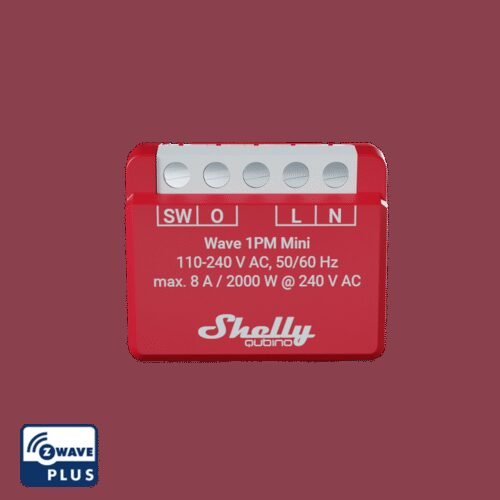 Shelly · Unterputz · "Wave 1PM Mini" · Relais · max. A · 1 Kanal · Z-Wave